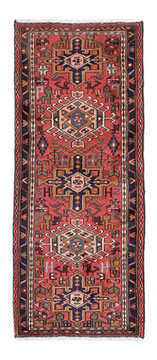 Alfombra de pasillo Alfombra persa - Nómada - 197 x 67 cm - rojo claro