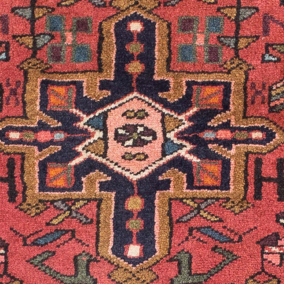 Alfombra de pasillo Alfombra persa - Nómada - 197 x 67 cm - rojo claro