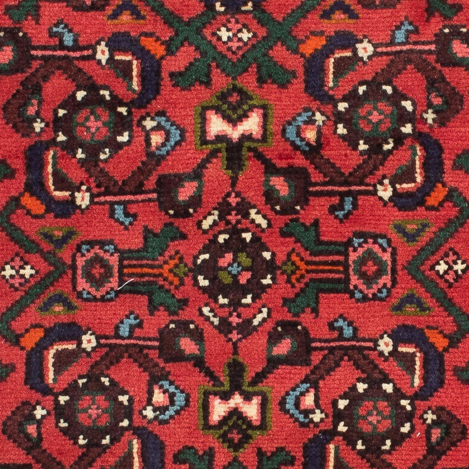 Alfombra de pasillo Alfombra persa - Nómada - 195 x 70 cm - rojo oscuro