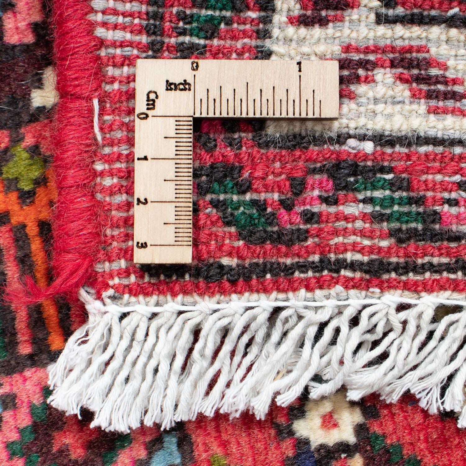 Alfombra de pasillo Alfombra persa - Nómada - 195 x 70 cm - rojo oscuro