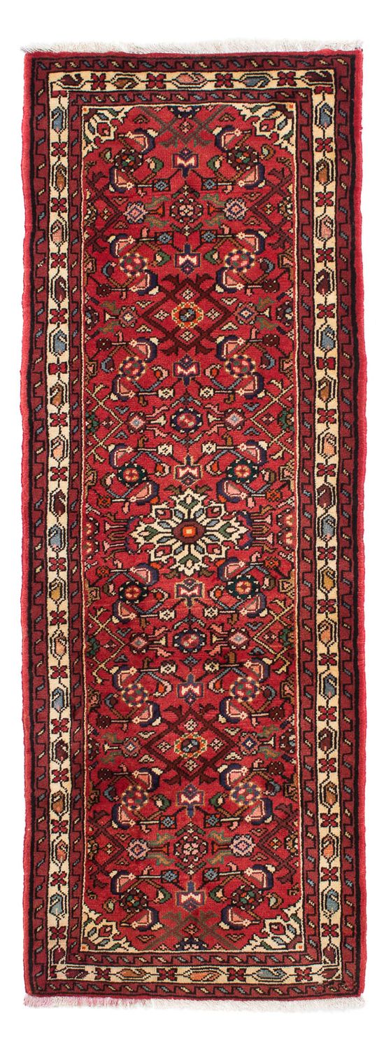 Alfombra de pasillo Alfombra persa - Nómada - 202 x 75 cm - rojo oscuro