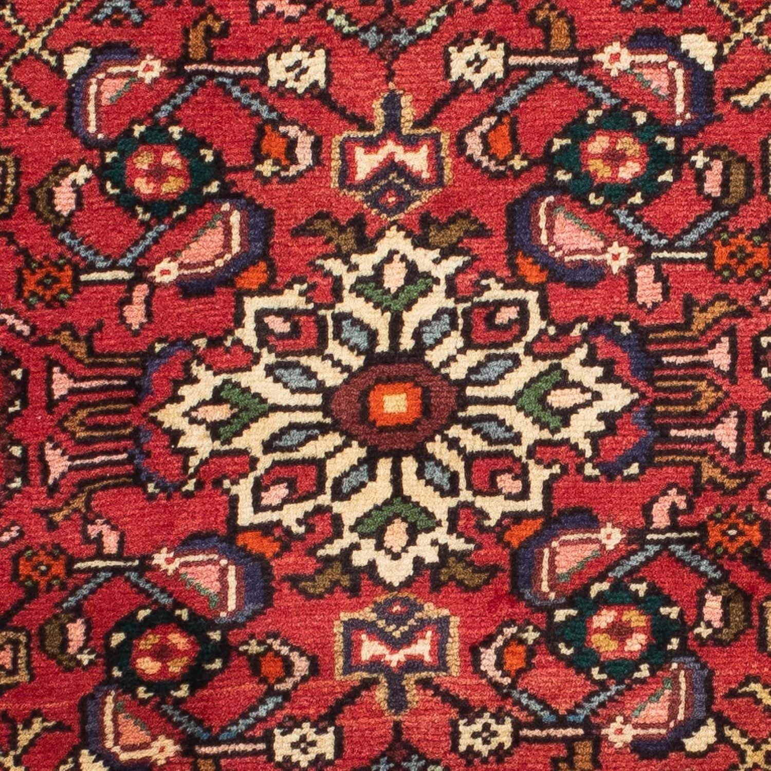Alfombra de pasillo Alfombra persa - Nómada - 202 x 75 cm - rojo oscuro