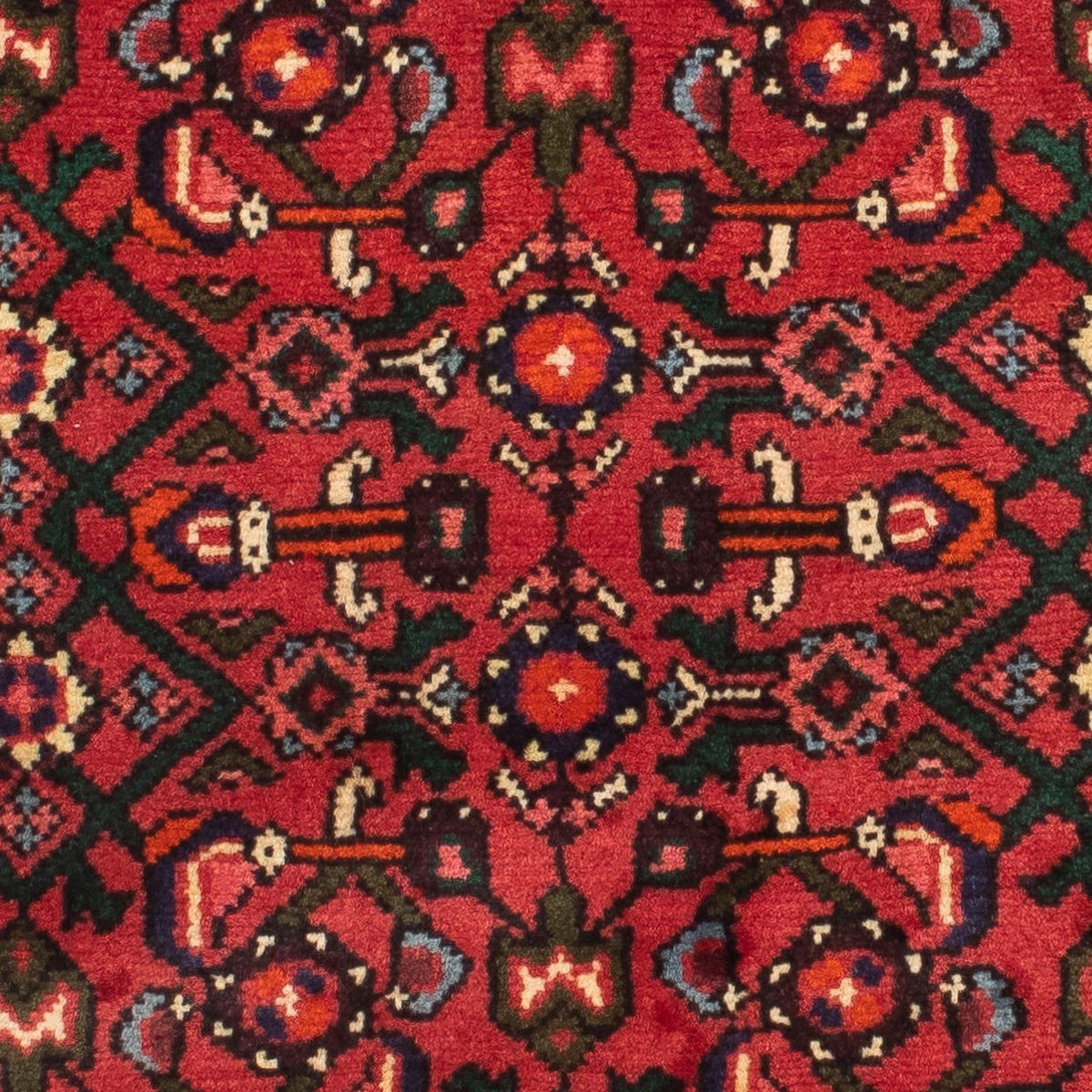 Alfombra de pasillo Alfombra persa - Nómada - 195 x 68 cm - rojo oscuro