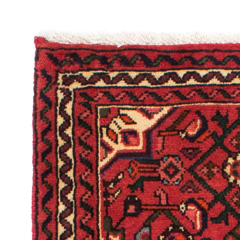Alfombra de pasillo Alfombra persa - Nómada - 195 x 68 cm - rojo oscuro