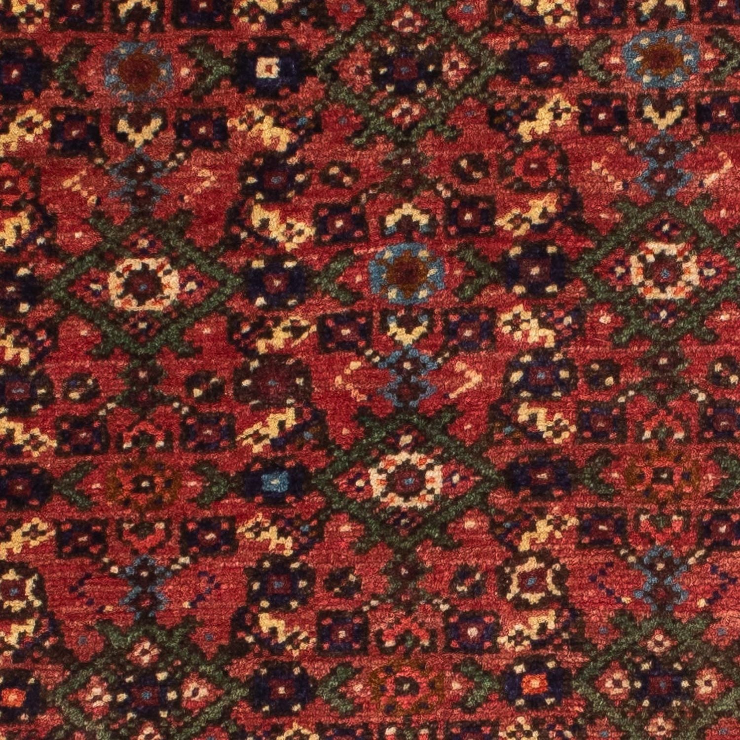 Alfombra de pasillo Alfombra persa - Nómada - 195 x 73 cm - rojo oscuro