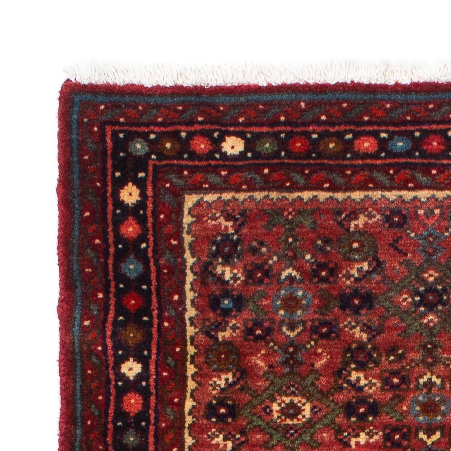Alfombra de pasillo Alfombra persa - Nómada - 195 x 73 cm - rojo oscuro
