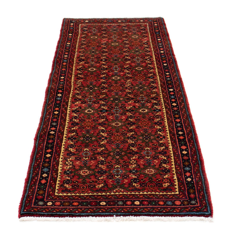 Alfombra de pasillo Alfombra persa - Nómada - 195 x 73 cm - rojo oscuro