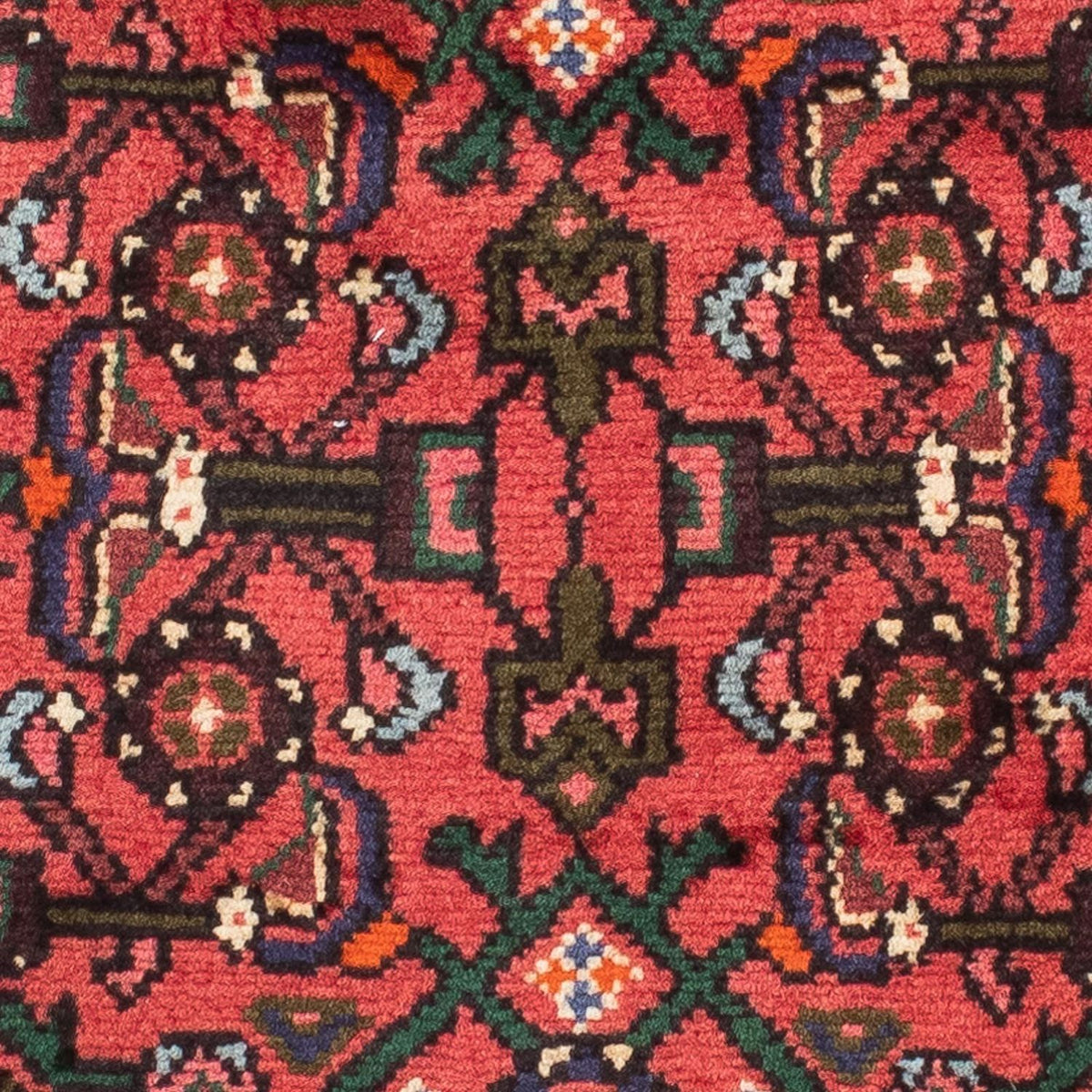 Alfombra de pasillo Alfombra persa - Nómada - 185 x 62 cm - rojo oscuro