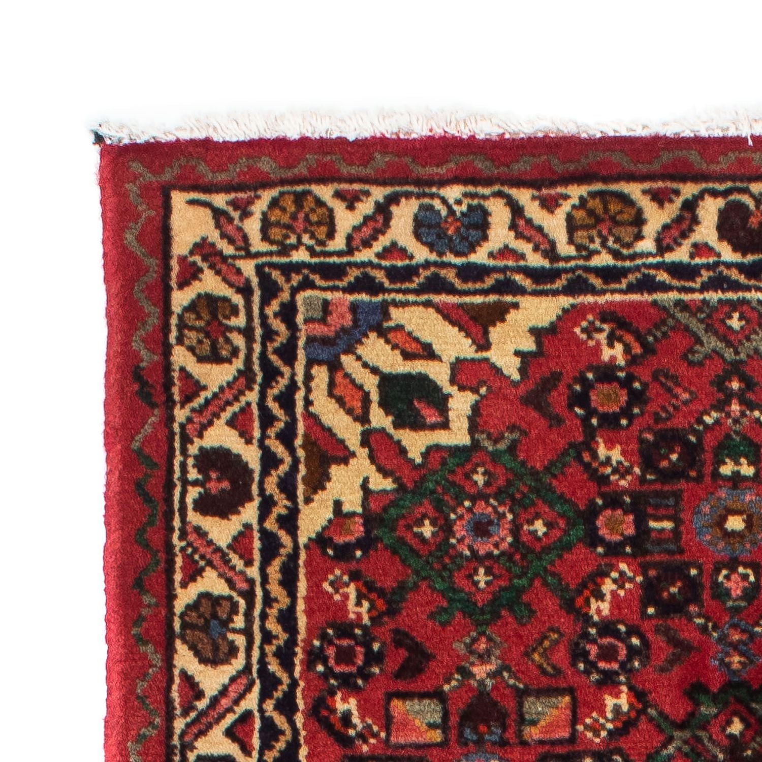Alfombra de pasillo Alfombra persa - Nómada - 192 x 70 cm - rojo oscuro