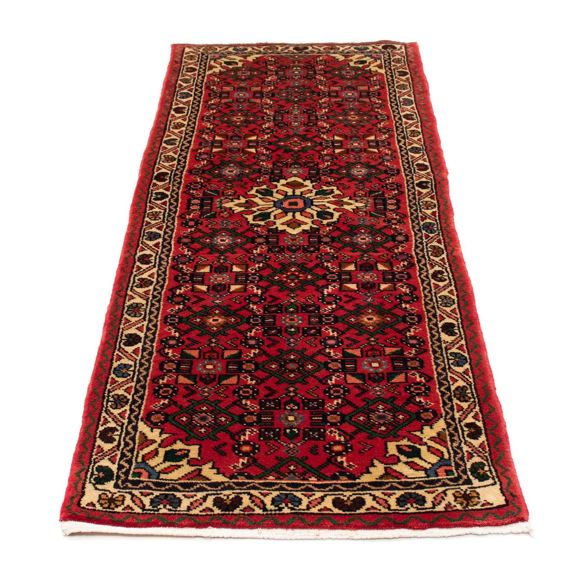 Alfombra de pasillo Alfombra persa - Nómada - 192 x 70 cm - rojo oscuro
