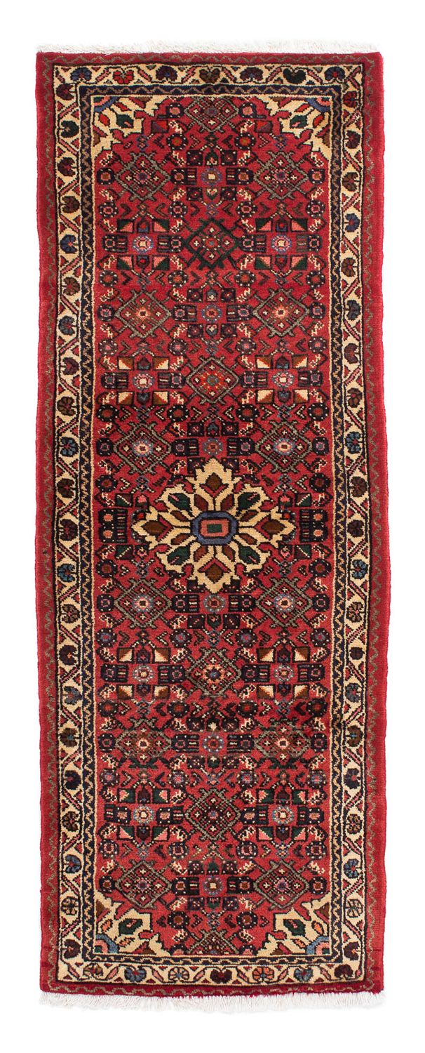 Alfombra de pasillo Alfombra persa - Nómada - 198 x 70 cm - rojo oscuro
