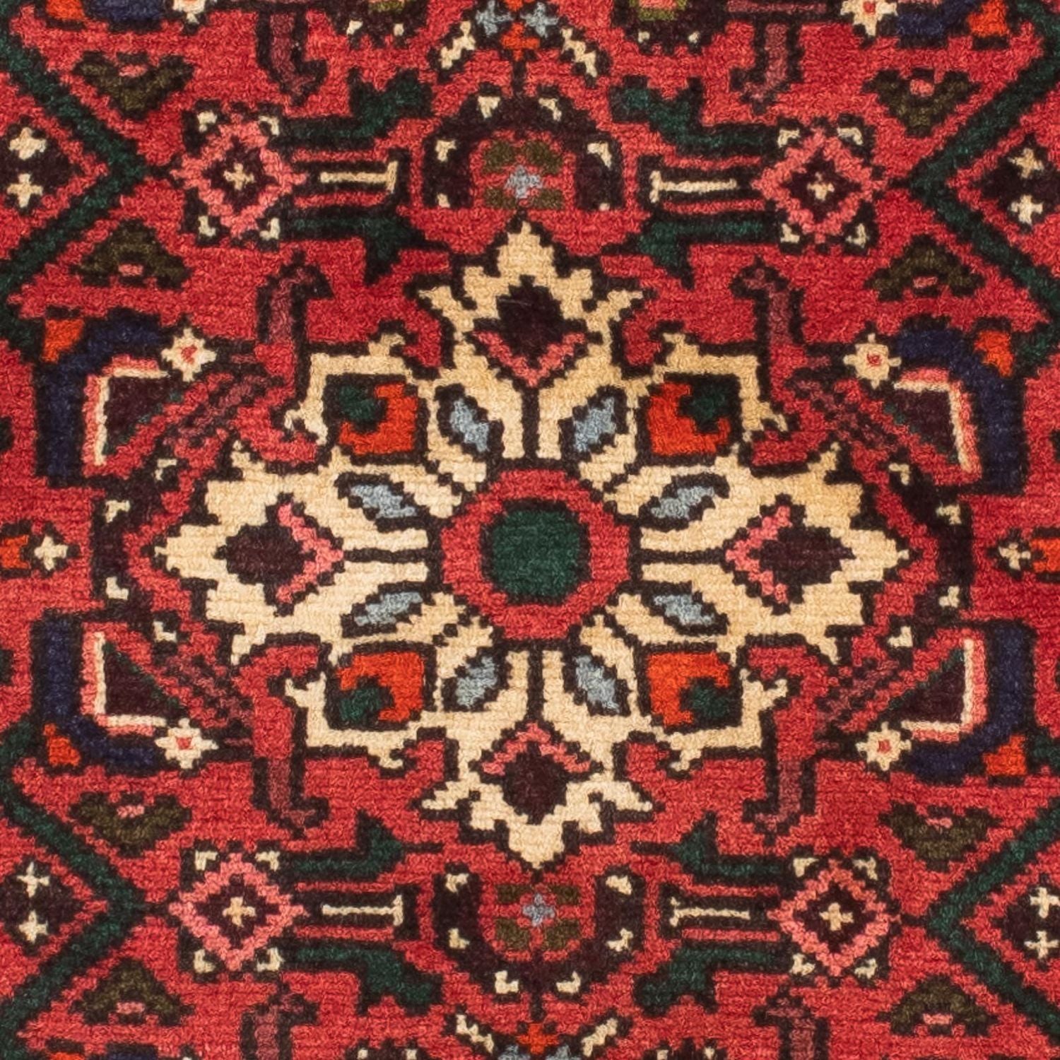Alfombra de pasillo Alfombra persa - Nómada - 195 x 70 cm - rojo oscuro