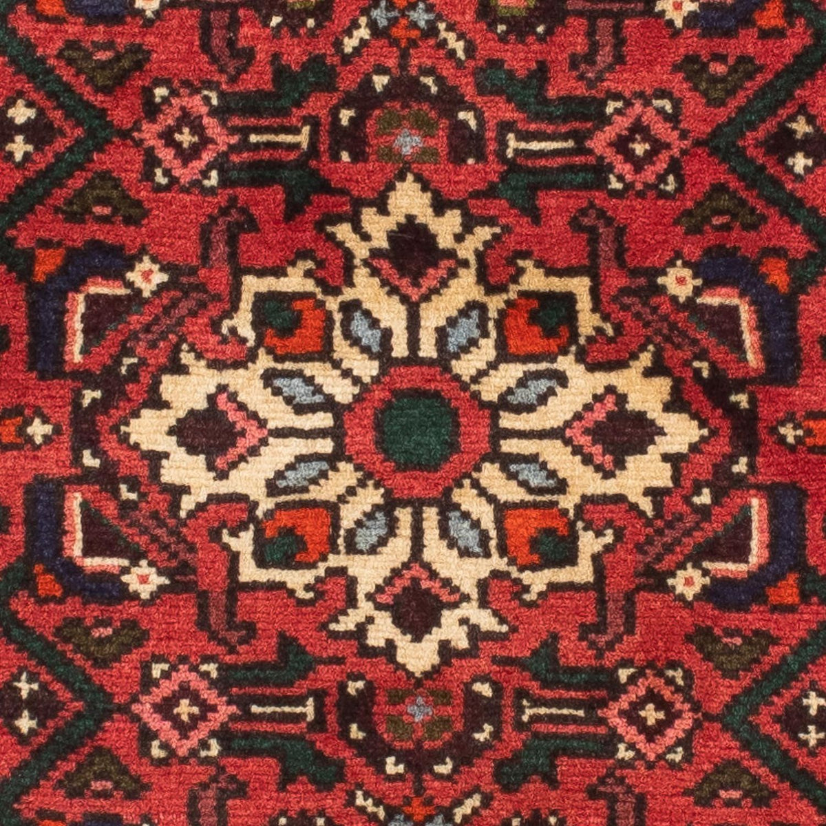 Alfombra de pasillo Alfombra persa - Nómada - 195 x 70 cm - rojo oscuro