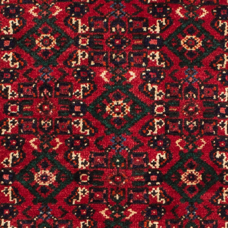 Alfombra de pasillo Alfombra persa - Nómada - 200 x 80 cm - rojo oscuro