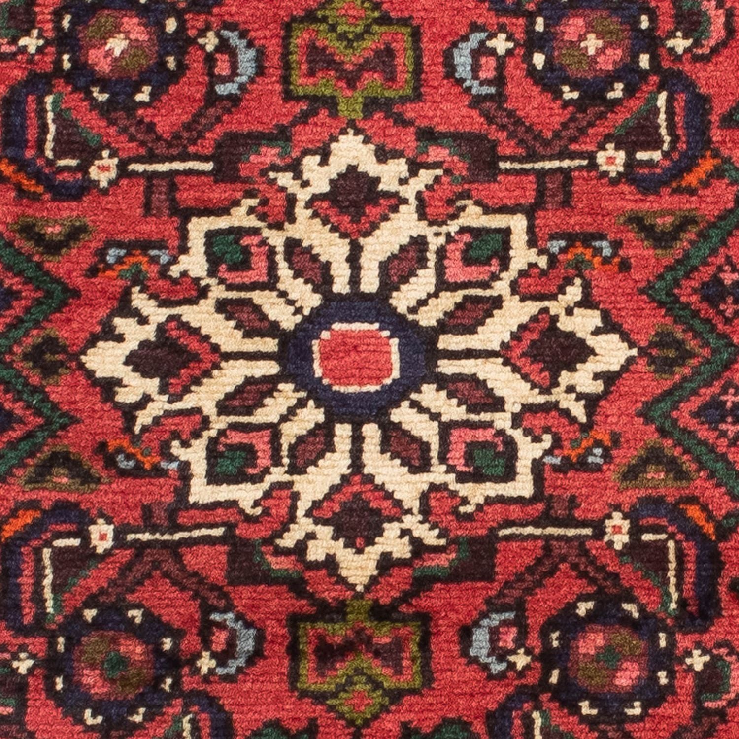 Alfombra de pasillo Alfombra persa - Nómada - 192 x 73 cm - rojo oscuro