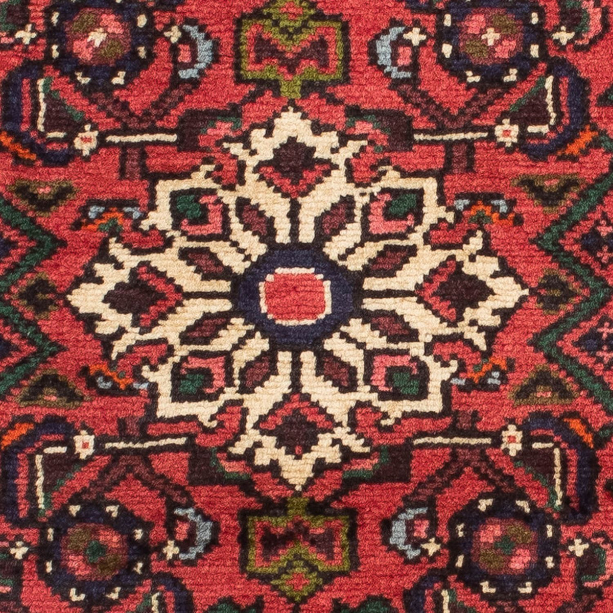 Alfombra de pasillo Alfombra persa - Nómada - 192 x 73 cm - rojo oscuro