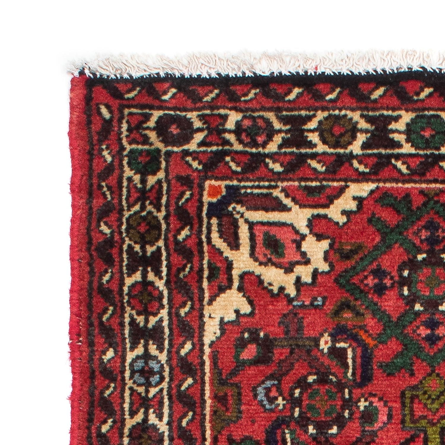 Alfombra de pasillo Alfombra persa - Nómada - 192 x 73 cm - rojo oscuro