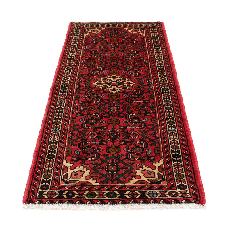 Alfombra de pasillo Alfombra persa - Nómada - 192 x 73 cm - rojo oscuro