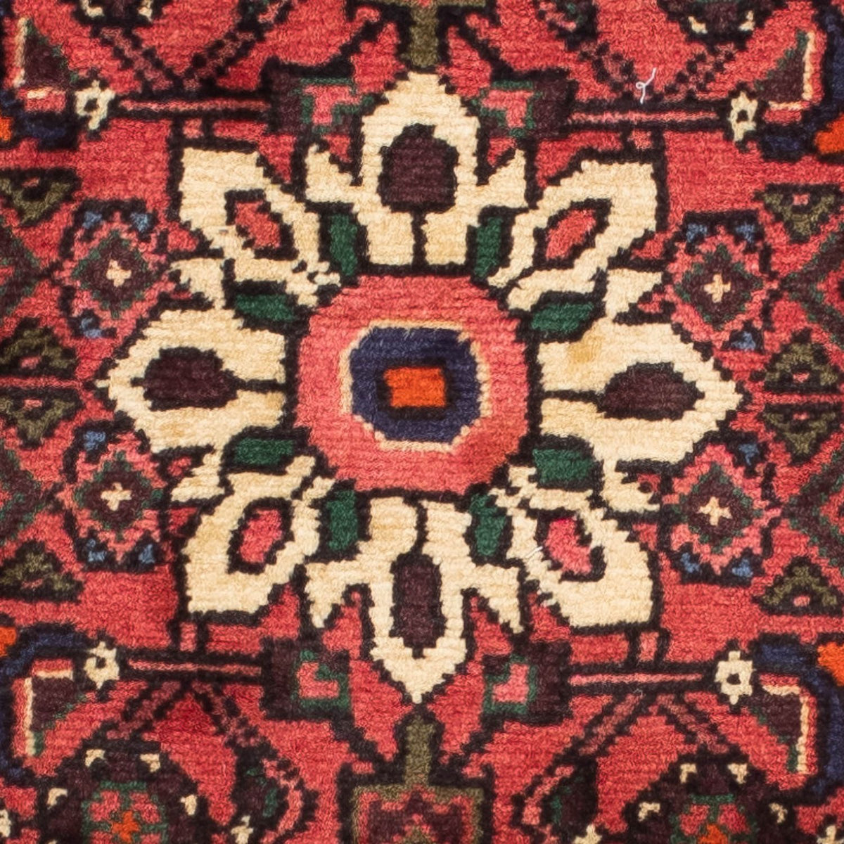 Alfombra de pasillo Alfombra persa - Nómada - 200 x 70 cm - rojo oscuro