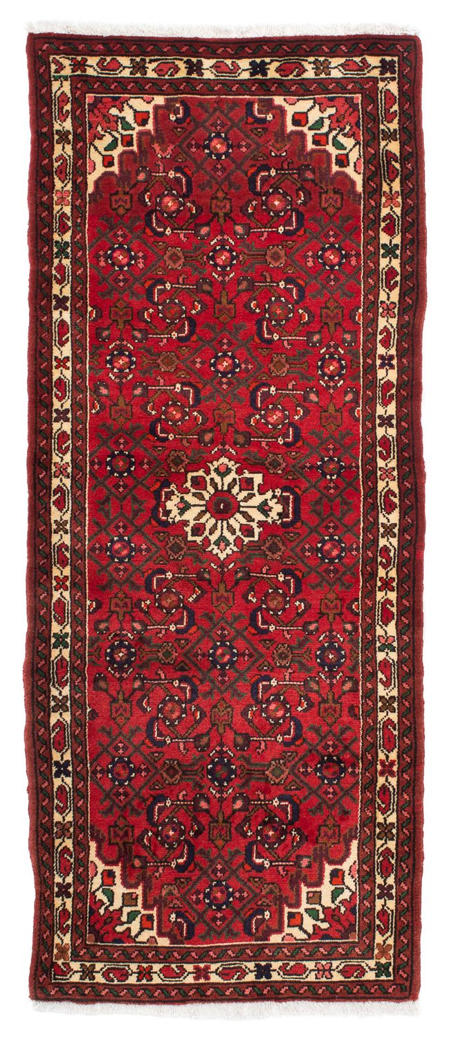 Alfombra de pasillo Alfombra persa - Nómada - 200 x 80 cm - rojo oscuro