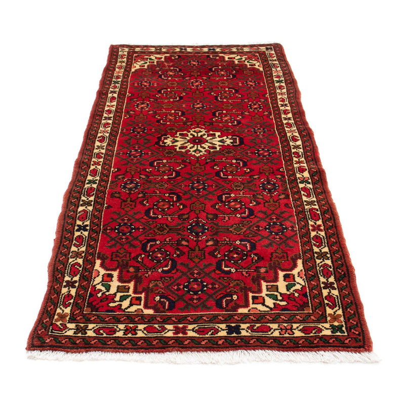 Alfombra de pasillo Alfombra persa - Nómada - 200 x 80 cm - rojo oscuro
