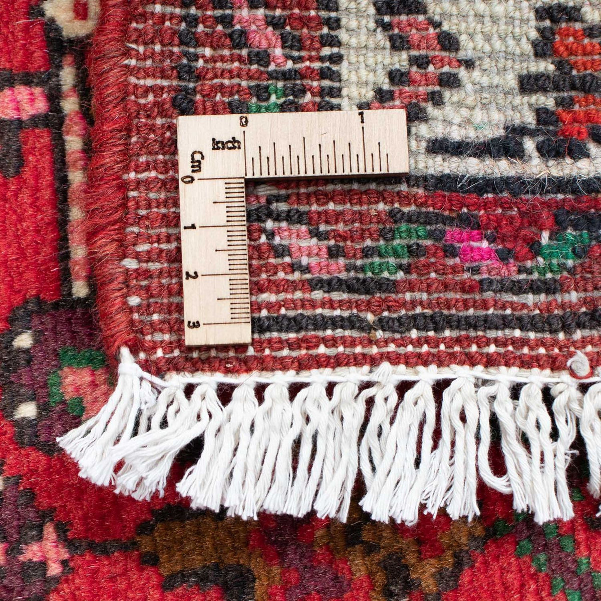 Alfombra de pasillo Alfombra persa - Nómada - 200 x 80 cm - rojo oscuro