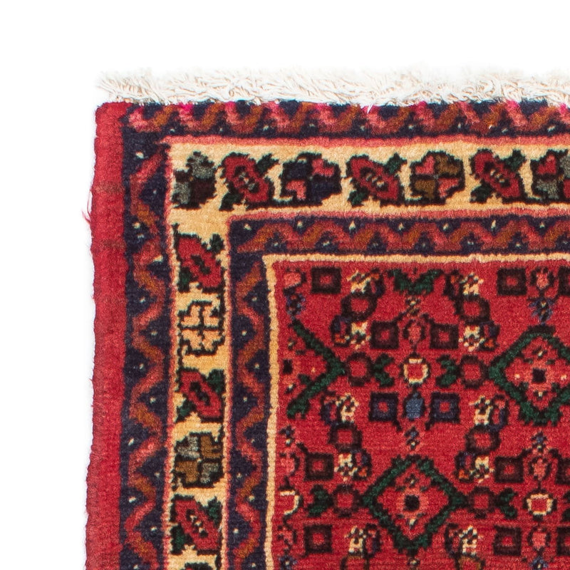 Alfombra de pasillo Alfombra persa - Nómada - 195 x 68 cm - rojo oscuro
