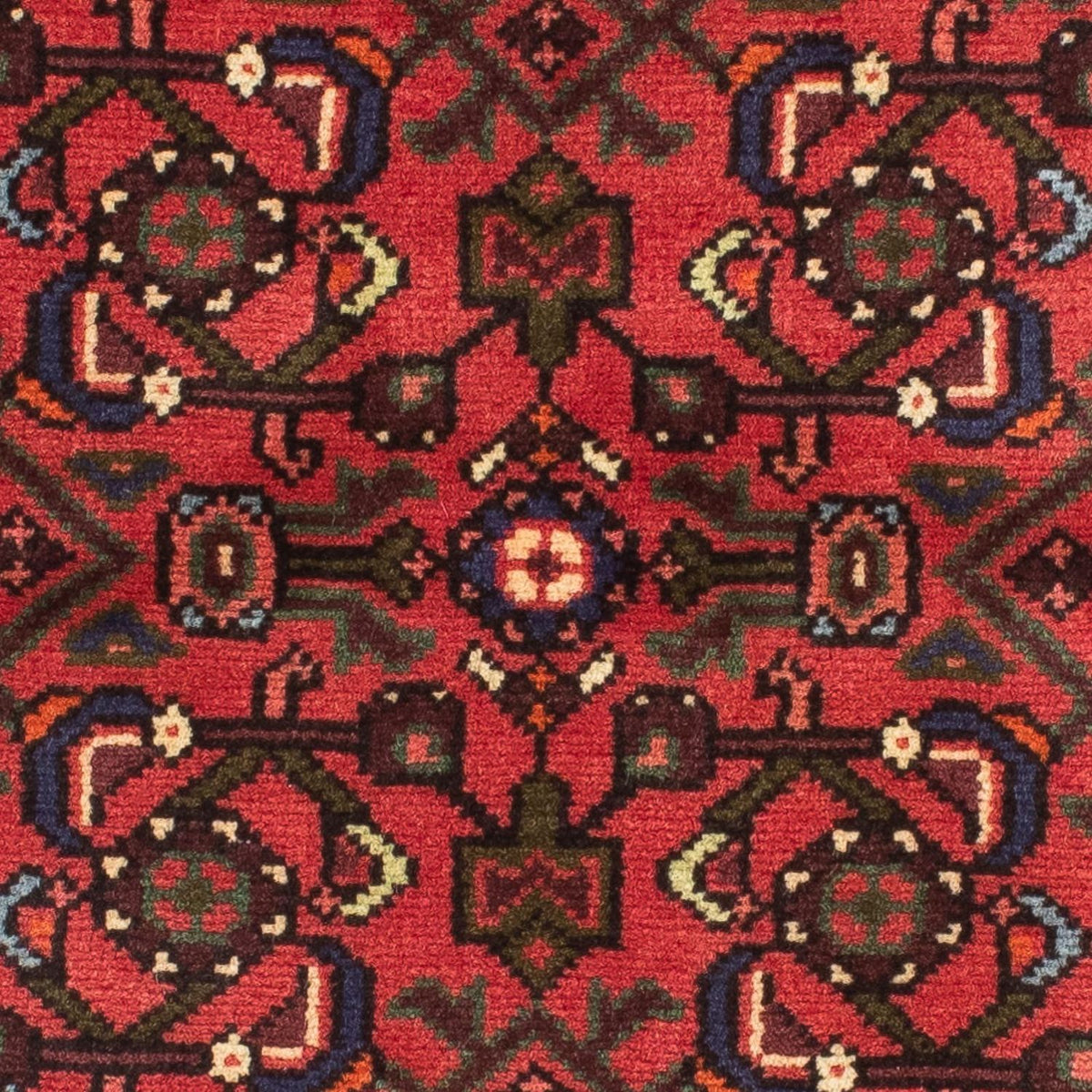 Alfombra de pasillo Alfombra persa - Nómada - 190 x 68 cm - rojo oscuro