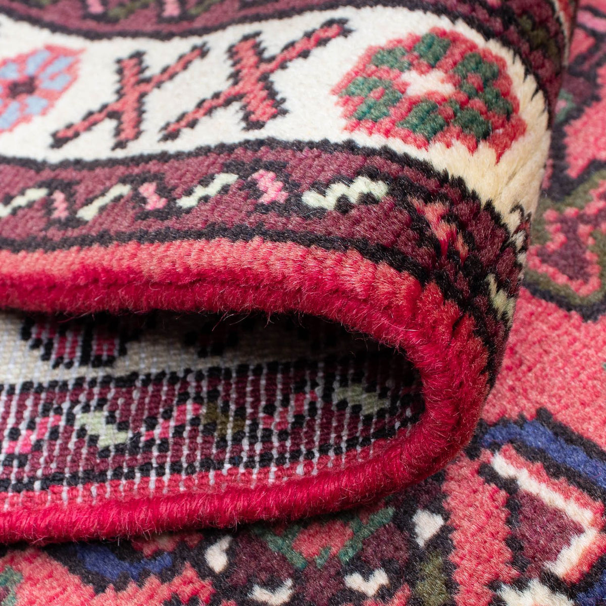 Alfombra de pasillo Alfombra persa - Nómada - 190 x 68 cm - rojo oscuro