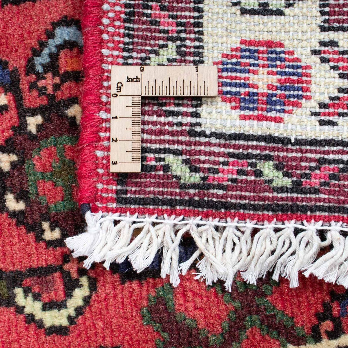 Alfombra de pasillo Alfombra persa - Nómada - 190 x 68 cm - rojo oscuro