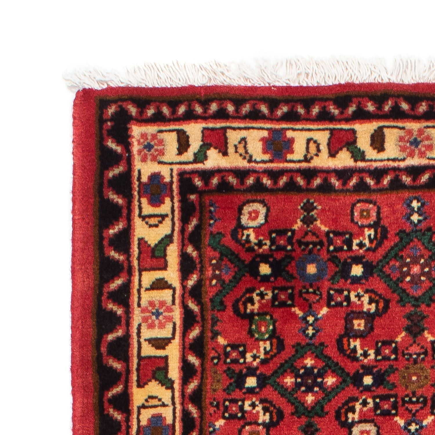 Alfombra de pasillo Alfombra persa - Nómada - 200 x 66 cm - rojo oscuro