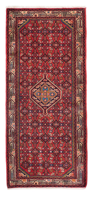 Alfombra de pasillo Alfombra persa - Nómada - 195 x 85 cm - rojo oscuro