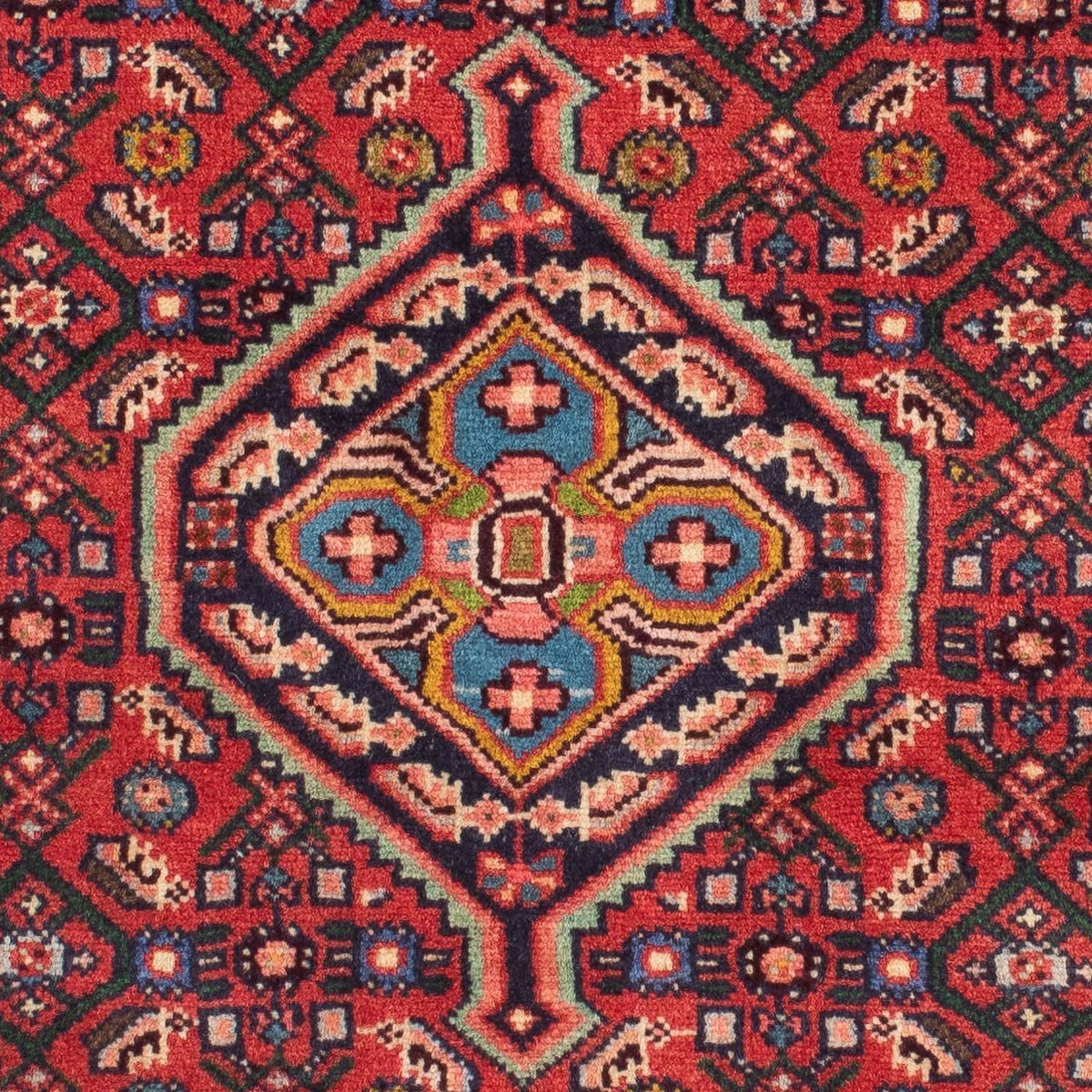 Alfombra de pasillo Alfombra persa - Nómada - 195 x 85 cm - rojo oscuro
