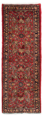 Alfombra de pasillo Alfombra persa - Nómada - 220 x 80 cm - rojo oscuro