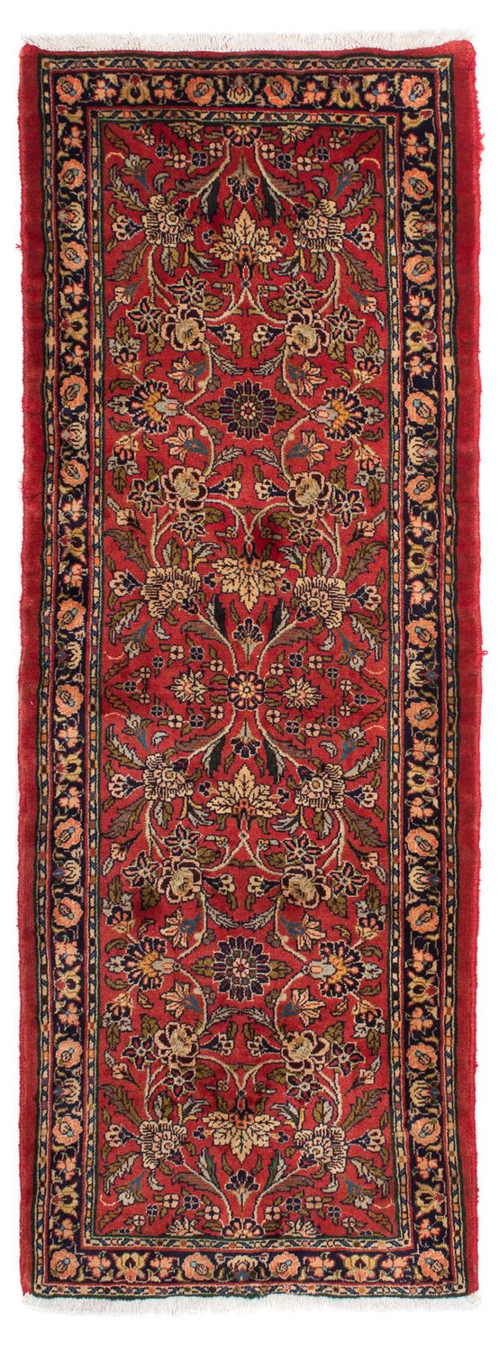 Alfombra de pasillo Alfombra persa - Nómada - 220 x 80 cm - rojo oscuro