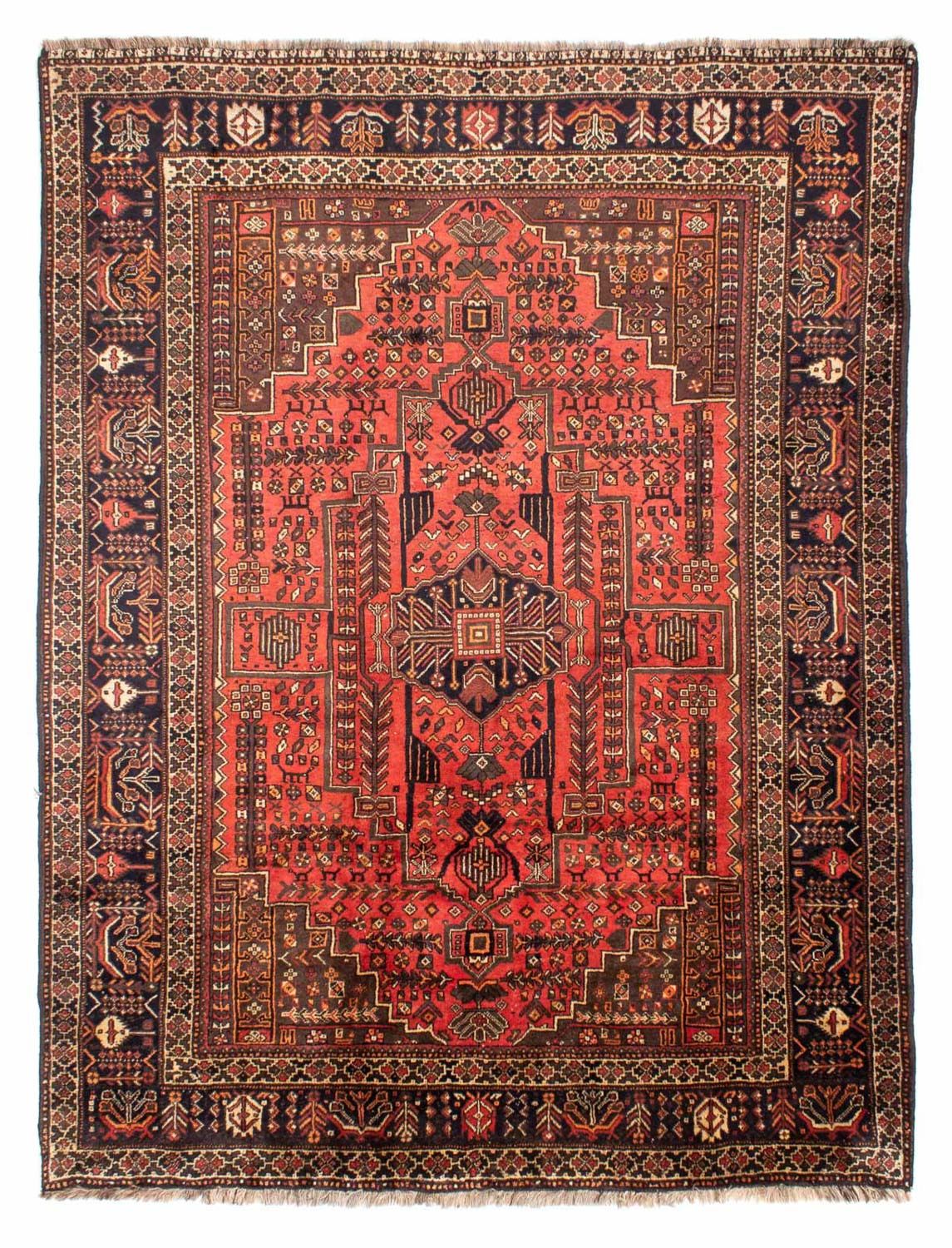Alfombra de pasillo Alfombra persa - Nómada - 198 x 70 cm - rojo