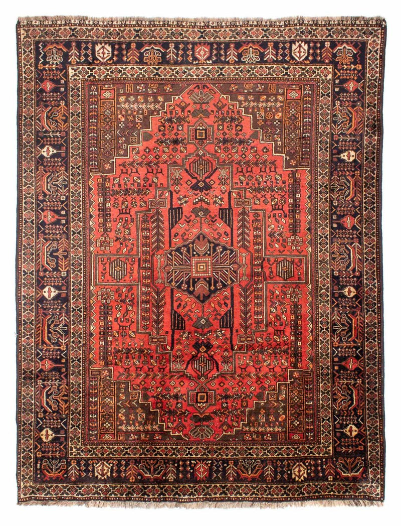 Alfombra de pasillo Alfombra persa - Nómada - 198 x 70 cm - rojo