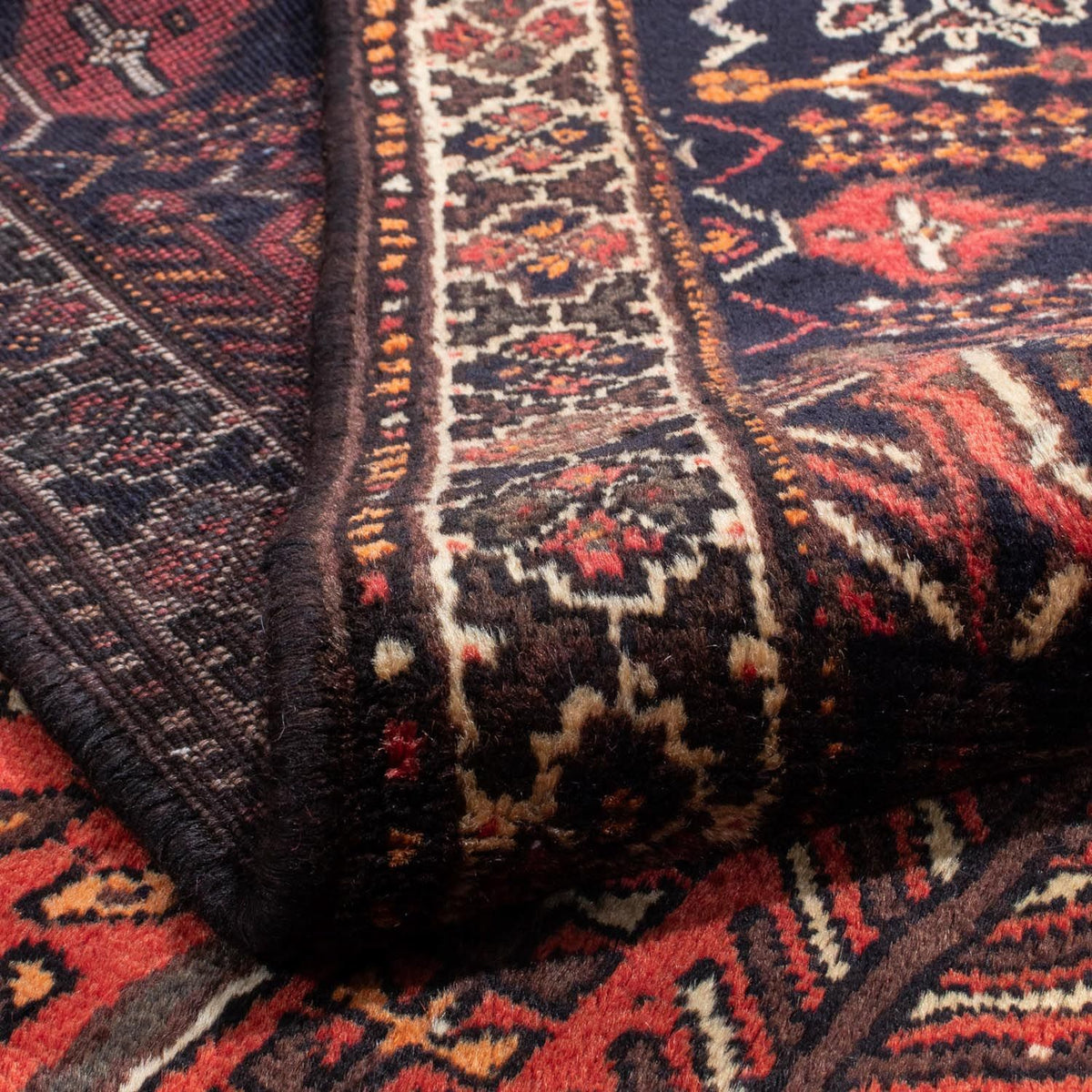 Alfombra de pasillo Alfombra persa - Nómada - 198 x 70 cm - rojo