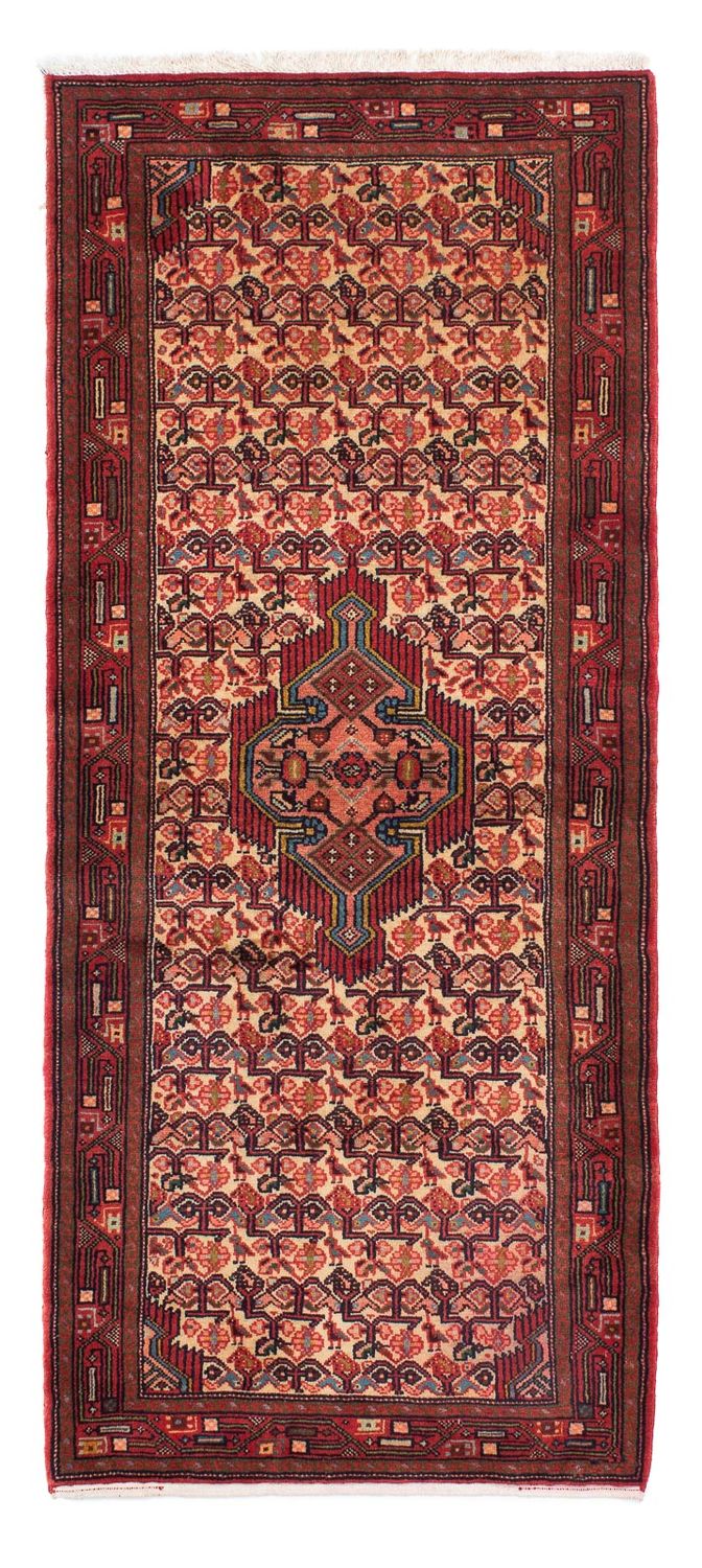Alfombra de pasillo Alfombra persa - Nómada - 200 x 80 cm - rojo oscuro