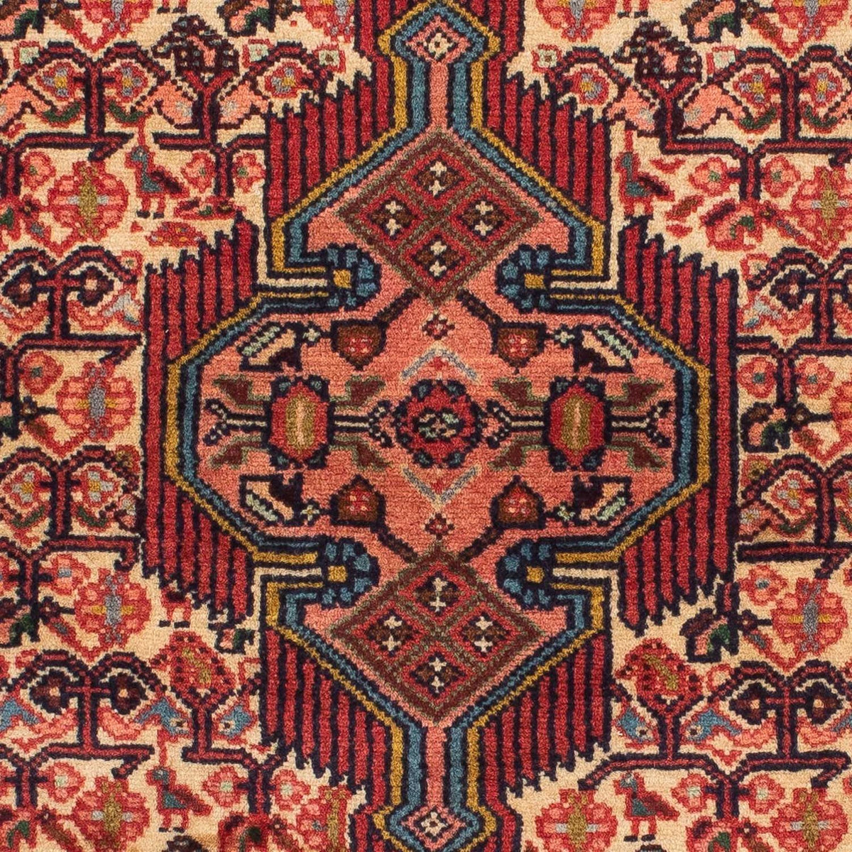 Alfombra de pasillo Alfombra persa - Nómada - 200 x 80 cm - rojo oscuro