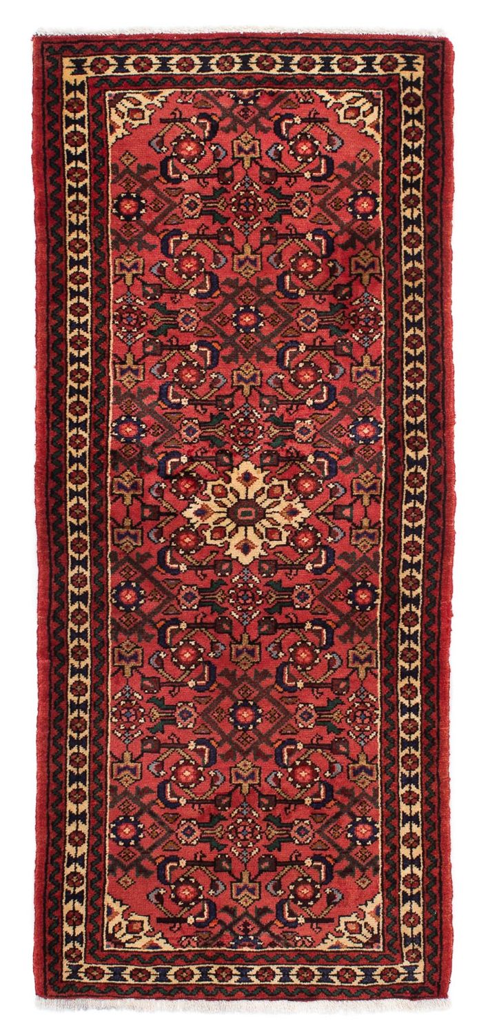 Alfombra de pasillo Alfombra persa - Nómada - 185 x 78 cm - rojo oscuro