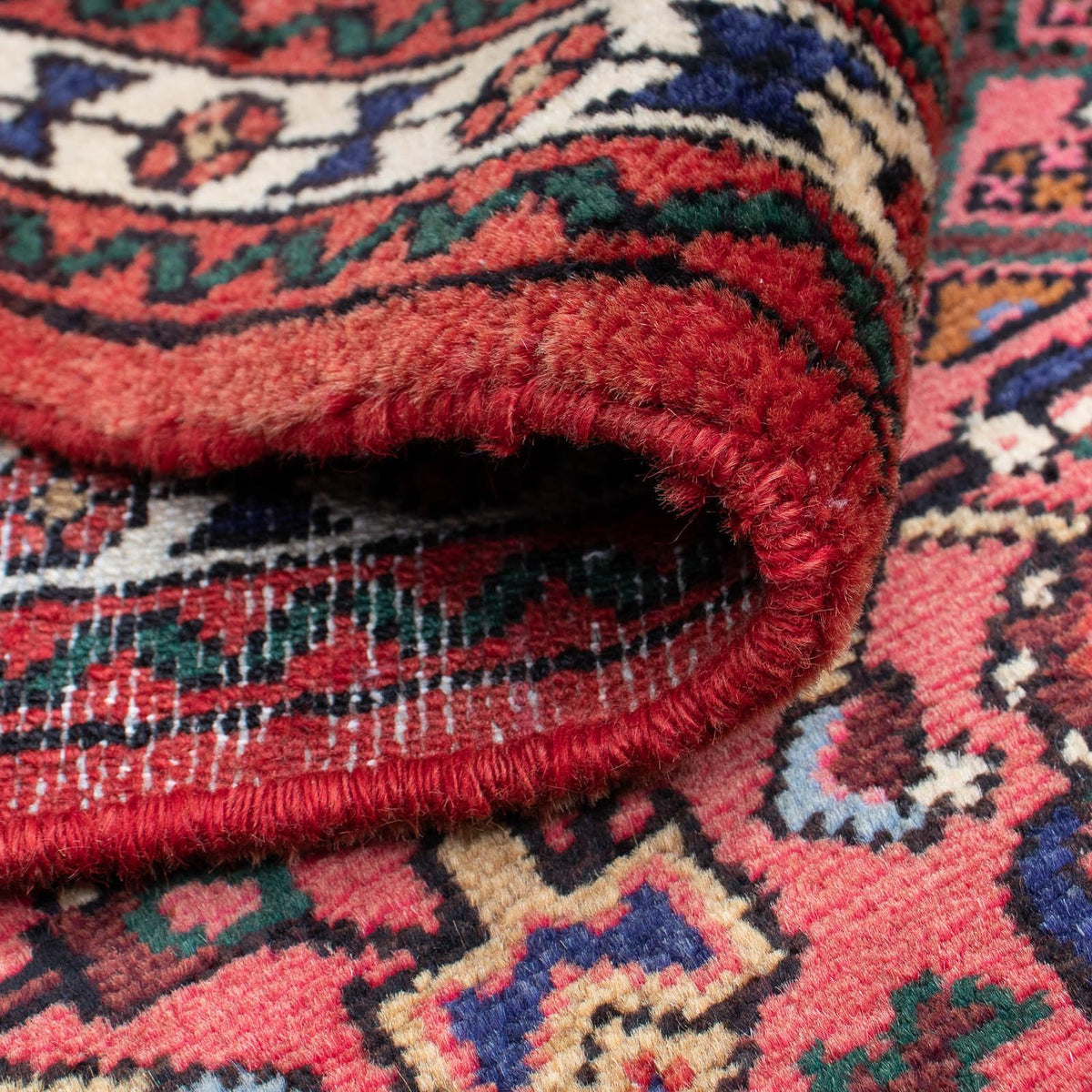 Alfombra de pasillo Alfombra persa - Nómada - 185 x 78 cm - rojo oscuro