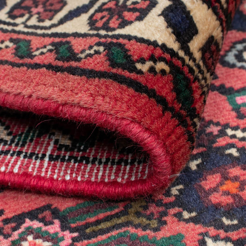 Alfombra de pasillo Alfombra persa - Nómada - 200 x 75 cm - rojo oscuro