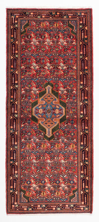 Alfombra de pasillo Alfombra persa - Nómada - 195 x 80 cm - rojo claro
