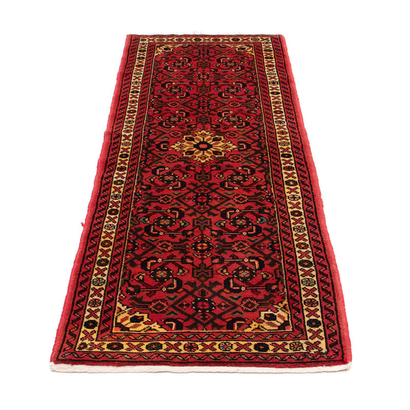 Alfombra de pasillo Alfombra persa - Nómada - 203 x 68 cm - rojo oscuro