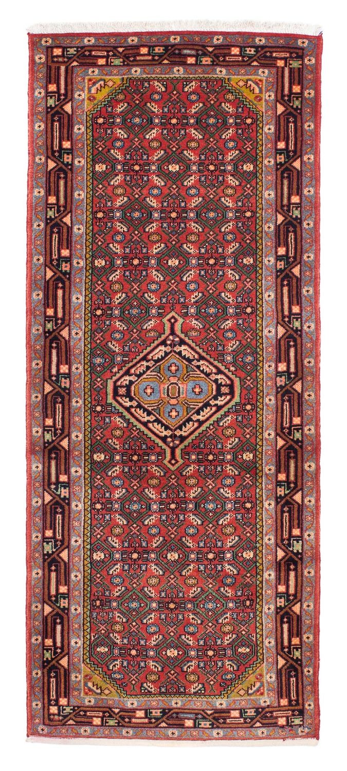 Alfombra de pasillo Alfombra persa - Nómada - 196 x 80 cm - marrón