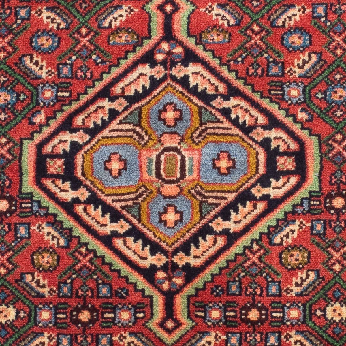 Alfombra de pasillo Alfombra persa - Nómada - 196 x 80 cm - marrón