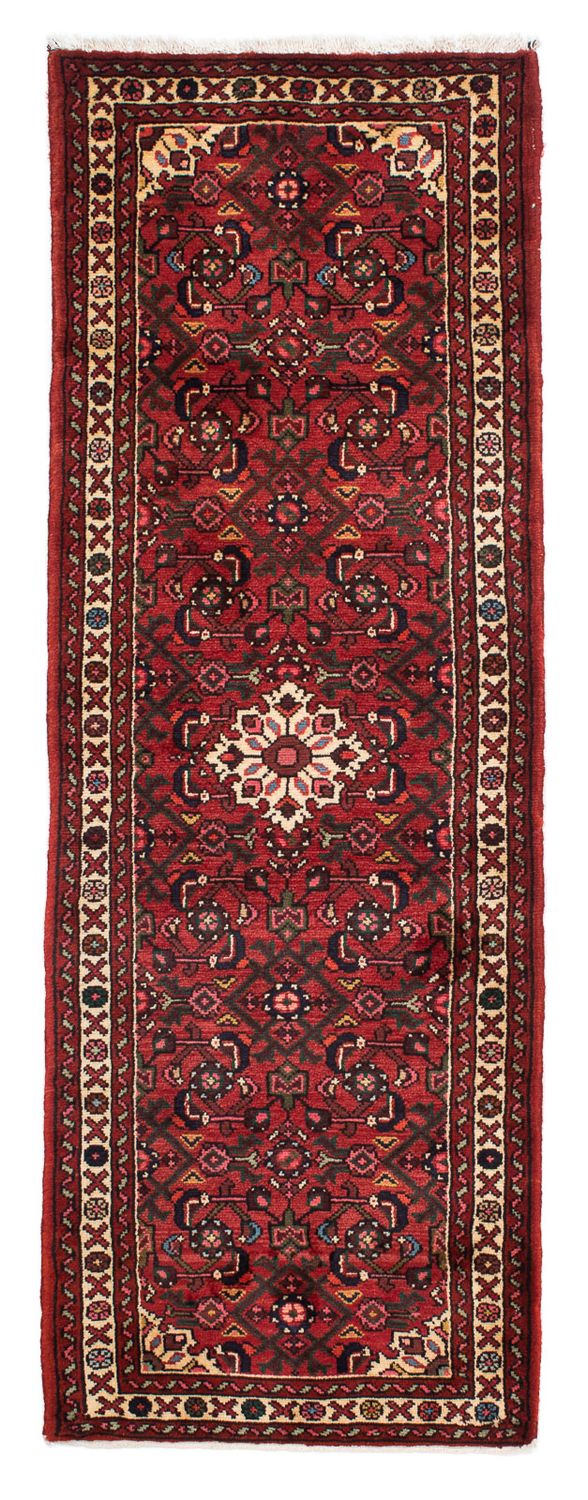 Alfombra de pasillo Alfombra persa - Nómada - 204 x 75 cm - rojo oscuro