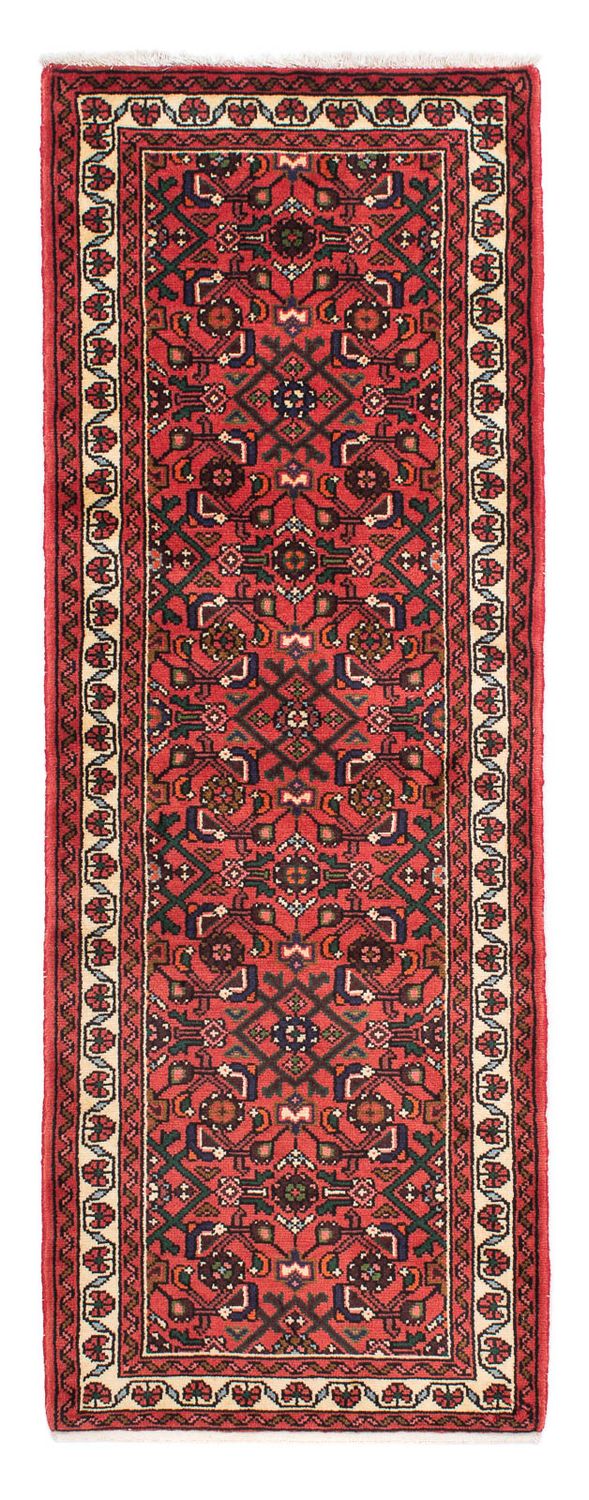 Alfombra de pasillo Alfombra persa - Nómada - 203 x 75 cm - rojo oscuro