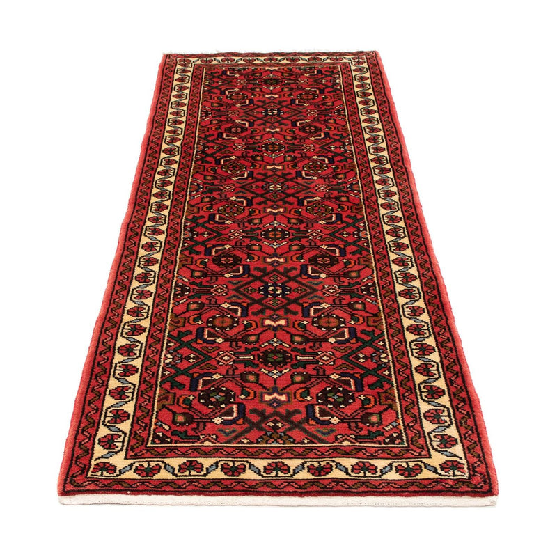 Alfombra de pasillo Alfombra persa - Nómada - 203 x 75 cm - rojo oscuro